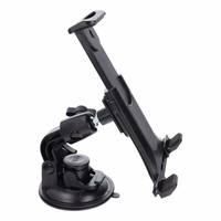 Automobilio laikiklis priekinio stiklo / prietaisų skydelio / galvos atramos (planšetėms 7" - 10") juodas