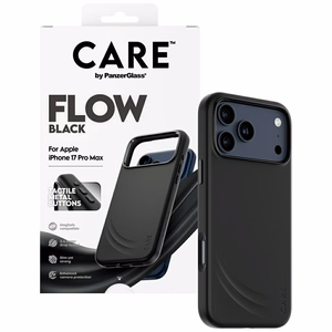 CARE by PanzerGlass Funkcinis FLOW Magnetinis dėklas telefonui iPhone 17 Pro Max - Juodas