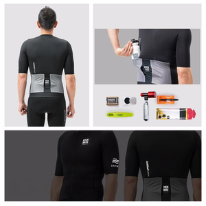 Rockbros 15220032001 ROAD TO SKY men's cycling jersey short sleeve S - black