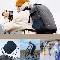 "Tech-Protect" plonas dėklas su kabliuku, skirtas "Samsung Galaxy Buds 3 / 3 FE / 3 Pro" - tamsiai mėlynas