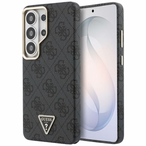 Guess dėklas 4G Triangle Logo MagSafe skirtas Samsung Galaxy S26 Ultra juodas