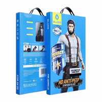 5D Mr. Monkey stiklas - Samsung Galaxy S24 juodas (Strong Privacy)