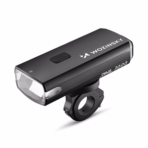 Wozinsky priekinis dviračio žibintas su USB-C laidu, 3000 lm – juodas