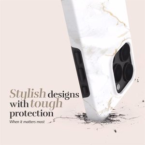 MIO White Marble Magsafe Dėklas iPhone 17 Pro Max