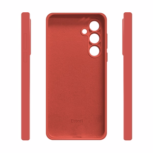 Etteri silikoninis dėklas Samsung Galaxy A36 5G, avietinis