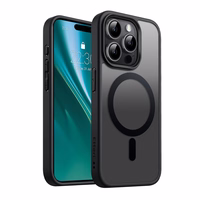 Etteri matinis Mag dėklas telefonui iPhone 15 Pro 6,1 (m) - juodas (m)