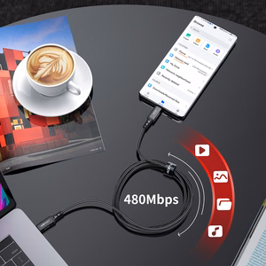 Acefast C4-03 Black USB-C - USB-C PD QC кабель 100W 5A 480Mb/s 2m - черный