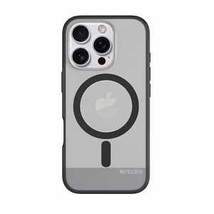 Incase Slim Case dėklas su MagSafe, skirtas iPhone 16 Pro, juodas permatomas