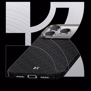 Benks magnetinis Armor Air Armor Grid Kevlar dėklas su metaliniu rėmeliu 600D (B068) Iphone 17 Air telefonui juodas