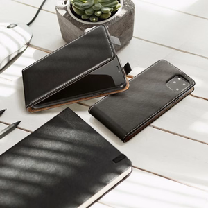 Vertical flip case for Nokia 225 Slim Flexi Fresh czarne