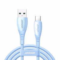 Joyroom S-A59 Vibrant Series 3A USB-A - USB-C laidas 1.2m - mėlynas