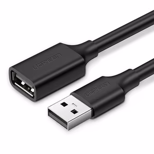Extension cable Ugreen USB-A to USB-A 1.5m black (10315)