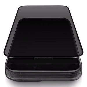 Uniq Optix privatumo grūdintas stiklas iPhone 15 Plus / 14 Pro Max su aplikatoriumi