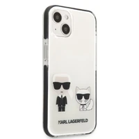Karl Lagerfeld KLHCP13STPEKCW Dėklas telefonui iPhone 13 mini 5.4" - baltas (m)