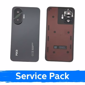Back Cover Compatible With Xiaomi Poco F7 5G / Black / (Service Pack)