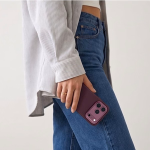 Tech-Protect Uniq MagSafe CC dėklas iPhone 18 Pro Max / 17 Pro Max, bordo