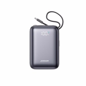 Joyroom JR-PBF29 20000mAh 22.5W išorinė baterija su dvigubu laidu juoda
