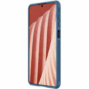 Nillkin CamShield Pro dėklas šarvuotas dėklas su kameros apsauga Samsung Galaxy A73 mėlynas