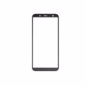Outer Screen Glass Compatible With Samsung J600 J6 2018 Black HQ