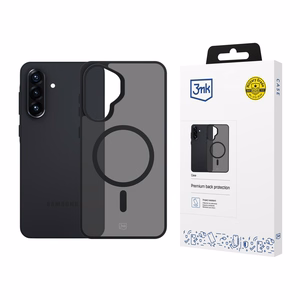 "3mk Smoke MagCase" dėklas "Samsung Galaxy A37" - pilkas permatomas