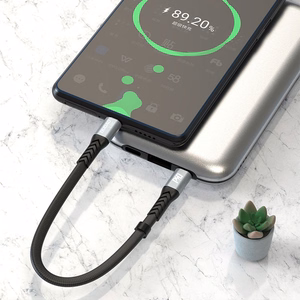 Dudao L10C USB-C - USB-C PD kabelis 100W 5A 0.23m - juodas