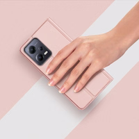 Dėklas Dux Ducis Skin Pro Xiaomi Poco X5 5G/Redmi Note 12 5G rožinis-auksinis