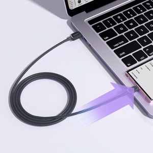 Joyroom Multi-Color Series A14 USB-A / USB-C 3A кабель 1.2 m - чёрный