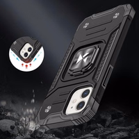 Wozinsky Ring Armor IPHONE 14 MAX juodos spalvos