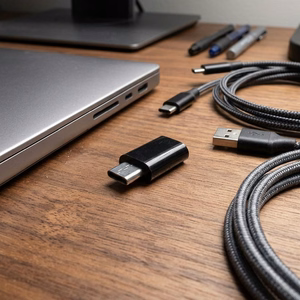 Adapteris Type C to Micro USB Blue Star - juodas