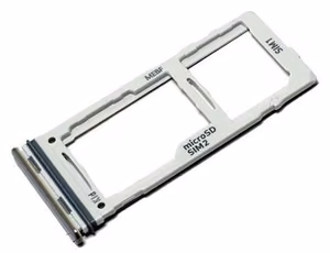 SIM kortelės laikiklis Samsung M526 M52 5G baltas originalus (service pack)