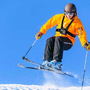 GoPro krūtinės diržas ir sportinių kamerų priedų rinkinys 5-in-1, skirtas GoPro, DJI, Insta360, SJCam ir Eken