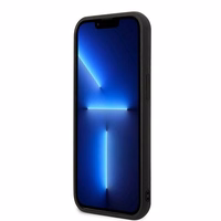 Dėklas telefonui Karl Lagerfeld KLHCP13S3DKPK iPhone 13 mini 5,4\" juodas / juodas kietasis dėklas Ikonik Patch