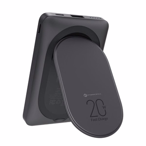 Išorinė baterija suderinama su MagSafe Forcell F-Energy MagStand F10K2 QC3.0 PD 5A 20W 10000 mAh juoda