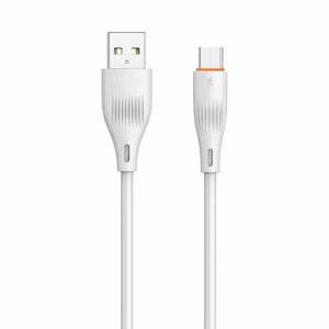 T-PHOX laidas X-Lite Type-C, baltas, 1M 3A