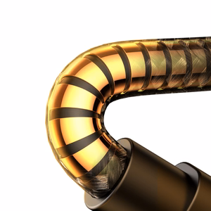 Joyroom S-CL020A6 gaming Lightning / USB-C 90° kabelis, 20W, 1,2 m, juodas