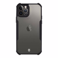 Tactical Quantum Stealth Dėklas for Apple iPhone 12 Pro Skaidrus/Juodas