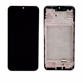 LCD ekranas suderinamas su Samsung A155 A15 4G / A156 A15 5G juodas su rėmeliu HQ