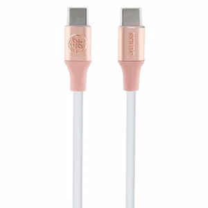 Guess Ebossed Logo кабель USB-C USB-C 1.5м быстрая зарядка - розовый