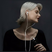 USAMS EP-50 USB-C 1.2m stereo ausinės baltas