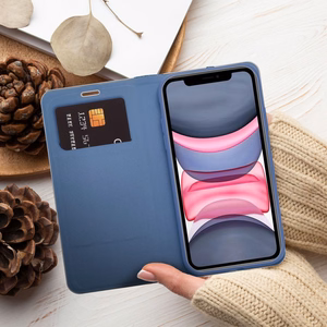 LUNA Book Carbon for IPHONE 16e (SE 4 2025) - mėlynas (m)