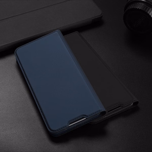 Dux Ducis Skin Pro dėklas su atvartu Realme Narzo 50A juodas