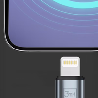 3mk Hyper Cable N-SERIES USB-A / Lightning 1m 5V/2.4A 12W laidas - juodas