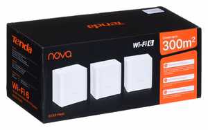 Tenda EX3-3 Mesh Wi-Fi sistema dviejų juostų Wi-Fi 6 balta 3 vnt.