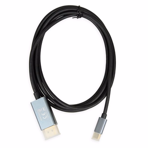 iBox ITVCDP4K vaizdo laido adapteris 1.8 m USB Type-C DisplayPort juodas