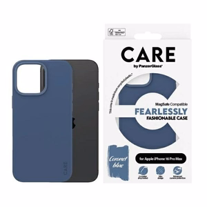 CARE by PanzerGlass Mados dėklas telefonui iPhone 16 Pro Max 6.9" mėlynas/mėlynas Magnetinis 1384
