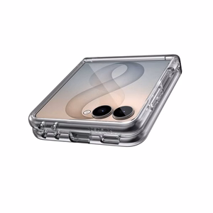 Speck Presidio Perfect-Clear Magnet – MagSafe dėklas Samsung Galaxy Z Flip 8 (skaidrus)