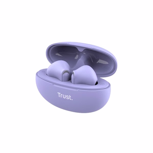 Trust Yavi Bluetooth TWS belaidės į ausis įdedamos ausinės su ENC, violetinės