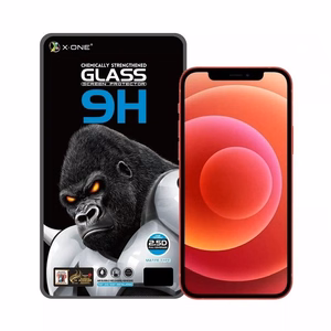 X-ONE Pilnas Dangtis Itin Stiprus Matinis - iPhone 11 Pro Max (pilnas klijavimas) grūdintas stiklas 9H