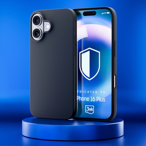 3mk Hardy Silicone MagCase dėklas telefonui iPhone 16 Plus - pilkas