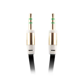 Kabelis 3,5 mm audio kabelis 1,0 m juodas